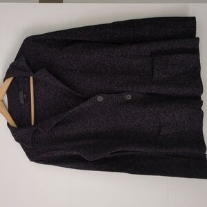Metalltic Thread Dark Grey Blazer